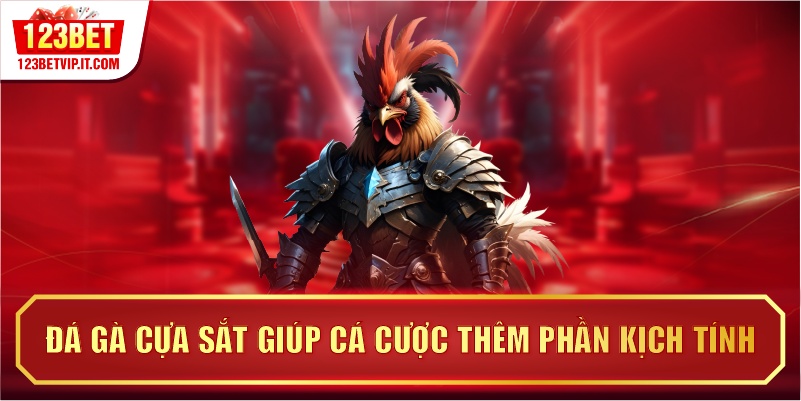 Đá gà cựa sắt giúp cá cược thêm phần kịch tính