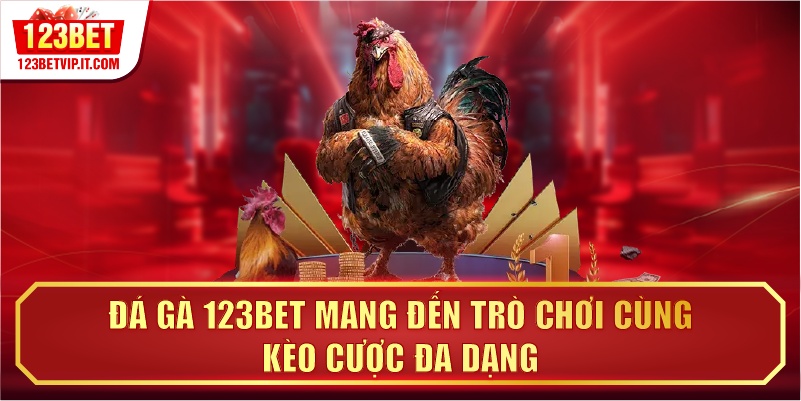 Đá gà 123BET mang đến trò chơi cùng kèo cược đa dạng